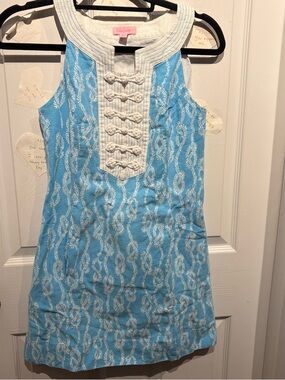 Lilly Pulitzer Nautical Shift size 4 Knots Row Your Boat